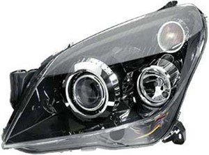 Frontlykt, Venstre, OPEL ASTRA H, ASTRA H GTC, ASTRA H Kombi, ASTRA H Sedan, ASTRA H Skåp / kombi, ASTRA H TwinTop, 12 16 565, 12 16 663
