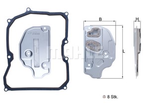Hydraulikkfilter, automatikk, AUDI,SEAT,SKODA,VW, 09G325429