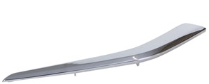 Pynte- / vernelist, støtfanger, Foran høyre, PEUGEOT 208 I, 208 Skåp/halvkombi, 16 135 033 80