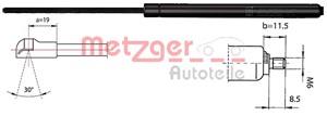 Pneumatisk fjær, koffer- / lasterom, RENAULT MEGANE Coach I, 7700 838 487, 7700 838 690