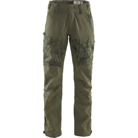 Fjällräven Lappland Hybrid Trousers M - Green Camo-laurel Green - Miehet - 44 - Partioaitta