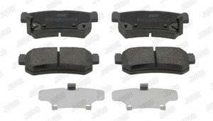 Bremseklosser sett, Bakaksel, DAEWOO,SSANGYONG, 4841305100, 4841305101, 4841305102, 4841308050, 4841308051, 48413090A0, 48413090A1