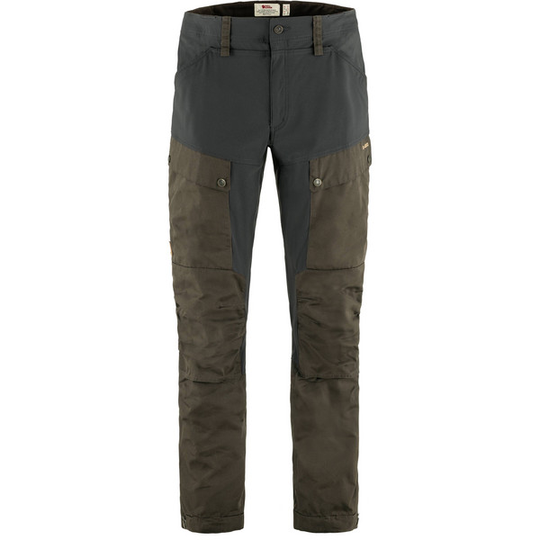 Fjällräven Keb Trousers M - Dark Olive-dark Grey - Miehet - 48/L - Partioaitta