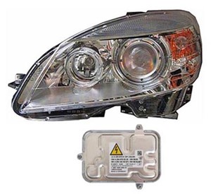 Frontlykt, Venstre, MERCEDES-BENZ C-KLASS [W204], C-KLASS T-Model [S204], 204 820 0159, 204 820 2961, A 204 820 0159, A 204 820 2961