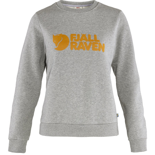 Fjällräven Fjällräven Logo Sweater W - Grey-melange - Naiset - XL - Partioaitta