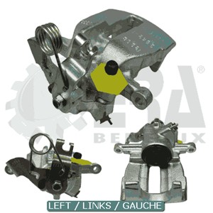 Bremsecaliper, Venstre bakaksel, AUDI A4 B6, A4 B6 Avant, A4 B6 Cabriolet, A4 B7, A4 B7 Avant, A4 B7 Cabriolet, 8E0615423C