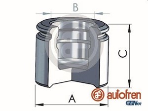 Stempel, bremseklave, Bakaksel, JEEP CHEROKEE, GRAND CHEROKEE I, WRANGLER II, 05093275AA