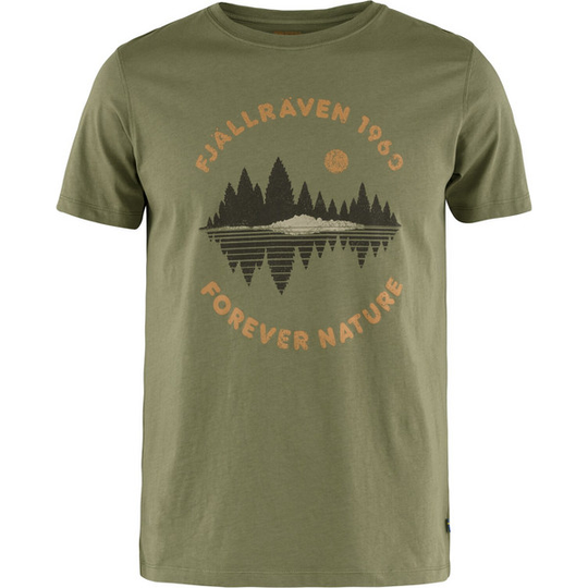 Fjällräven Forest Mirror T-shirt M - Green - Miehet - S - Partioaitta
