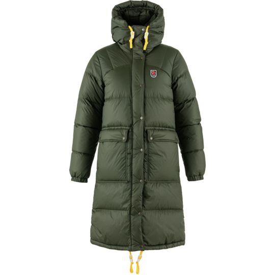 Fjällräven Expedition Long Down Parka W - Deep Forest - Naiset - XS - Partioaitta