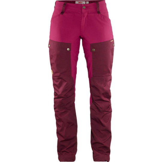 Fjällräven Keb Trousers Curved W Reg - Dark Garnet-plum - Naiset - 38 - Partioaitta