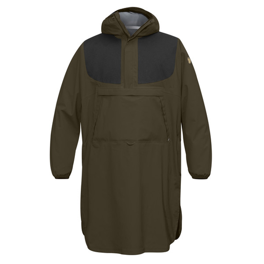 Fjällräven Lappland Eco-shell Poncho - Dark Olive - Unisex - L/XL - Partioaitta