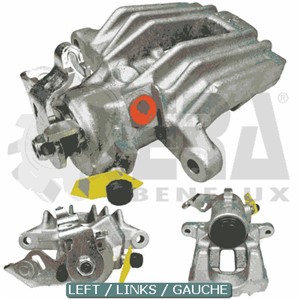 Bremsecaliper, Venstre bakaksel, AUDI A3, SKODA FABIA I, FABIA Combi I, FABIA Praktik I, FABIA Sedan I, VW POLO, 6Q0 615 423A, 6Q0 615 4