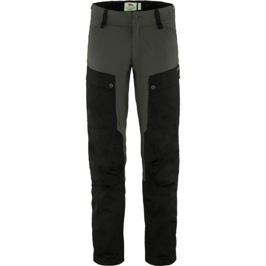 Fjällräven Keb Trousers M - Black-stone Grey - Miehet - 42/L - Partioaitta