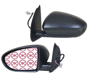 Ytterspeil, Venstre, NISSAN QASHQAI / QASHQAI +2 I, QASHQAI / QASHQAI +2 VAN I, 96302BR72A