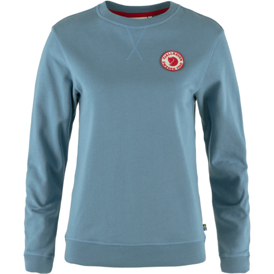 Fjällräven 1960 Logo Badge Sweater W - Dawn Blue - Naiset - L - Partioaitta