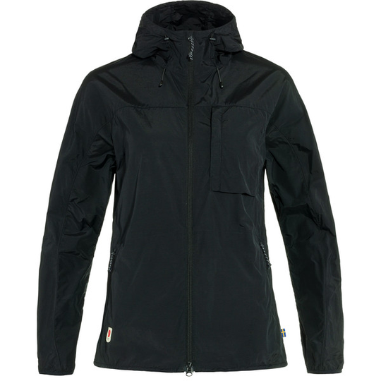 Fjällräven High Coast Wind Jacket W - Black - Naiset - XL - Partioaitta
