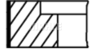 Stempelringsett, AUDI,VOLVO, 046 198 151 A, 046 198 151, 046198151A, 271 612, 271612