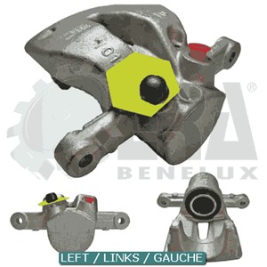 Bremsecaliper, Venstre bakaksel, TOYOTA AVENSIS, AVENSIS Kombi, AVENSIS Sedan, COROLLA Verso, 47750-05070, 47750-05071, 47850-0F010