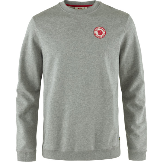 Fjällräven 1960 Logo Badge Sweater M - Grey-melange - Miehet - M - Partioaitta