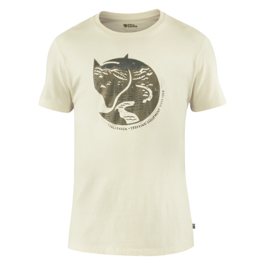 Fjällräven Arctic Fox T-shirt M - Chalk White - Miehet - M - Partioaitta