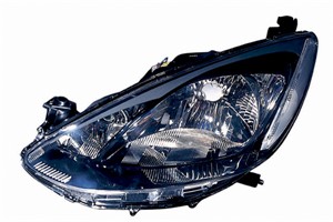 Frontlykt, Venstre, MAZDA 2, DF71510L0C, DF71-51-0L0D, DF71-51-0L0F, DF71510L0G, DF71-51-0L0N, DF71510LOC, DF95510L0F, DFY1-51-0L0