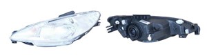 Frontlykt, Høyre, PEUGEOT 206 CC, 206 Halvkombi, 206 Sedan, 206 SW, 6205 S7