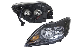 Frontlykt, Venstre, FORD FOCUS II, FOCUS Cabriolet II, FOCUS Sedan II, FOCUS Skåp / kombi II, FOCUS Turnier II, 1 521 197, 1 568 273, 1