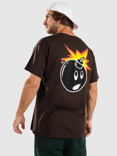 Adam Bomb T-paita ruskea