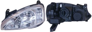 Frontlykt, Høyre, OPEL COMBO Skåp/stor limousine, COMBO Tour, CORSA C, CORSA C Skåp/halvkombi, 09196283, 12 16 097