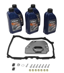 Delesett, oljeskift automatisk girkasse, MINI, 09G 321 370, 24 11 7 551 080, 24 11 7 566 356, 24 15 2 361 176, 24 34 7 566 358 kit2, 24