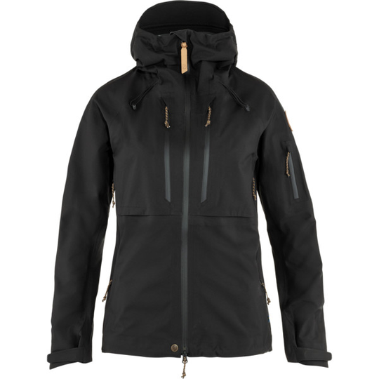 Fjällräven Keb Eco-shell Jacket W - Black - Naiset - L - Partioaitta
