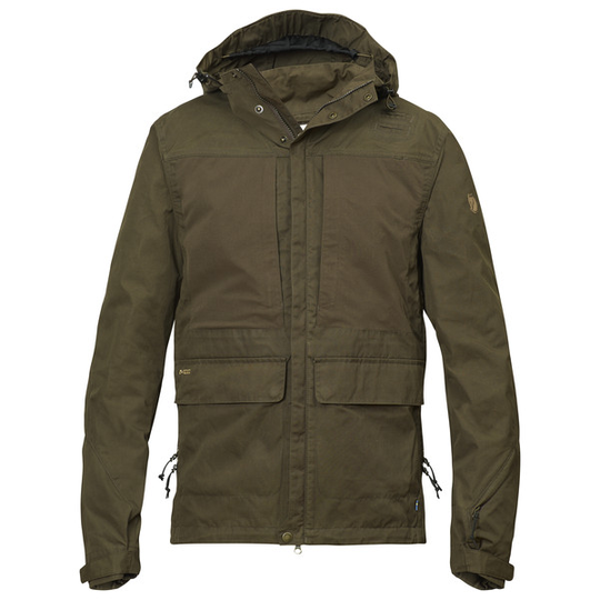 Fjällräven Lappland Hybrid Jacket M - Dark Olive - Miehet - S - Partioaitta