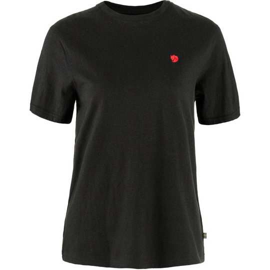 Fjällräven Hemp Blend T-shirt W - Black - Naiset - S - Partioaitta
