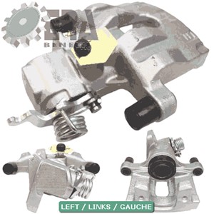 Bremsecaliper, Venstre bakaksel, NISSAN PRIMERA, PRIMERA Hatchback, PRIMERA Kombi, 44011-AV700, 44011-BA00B