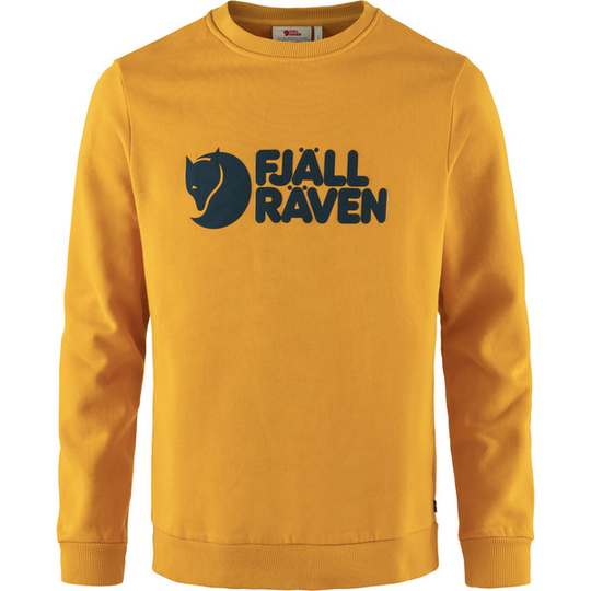 Fjällräven Fjällräven Logo Sweater M - Mustard Yellow - Miehet - L - Partioaitta