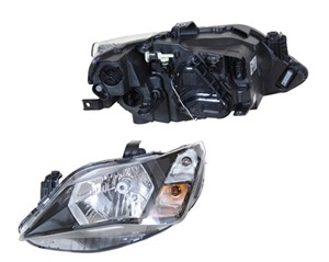 Frontlykt, Venstre, SEAT IBIZA IV, IBIZA SC IV, IBIZA ST IV, 6J1941021G, 6J1941021K