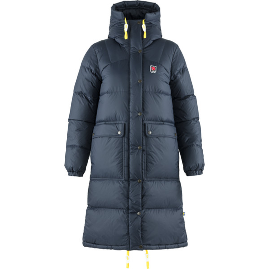 Fjällräven Expedition Long Down Parka W - Navy - Naiset - XS - Partioaitta