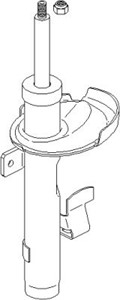 Støtdemper, Framaksel høyre, FORD C-MAX, FOCUS II, FOCUS C-MAX, FOCUS Turnier II, 1 234 201, 1 234 202, 1 306 048, 1 325 959, 1 326 177,