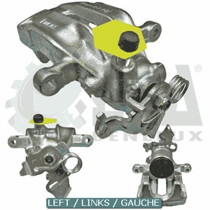 Bremsecaliper, Venstre bakaksel, CITROËN C8, FIAT ULYSSE, PEUGEOT 807, 4401 C8, 9464216180