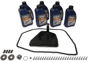 Delesett, oljeskift automatisk girkasse, AUDI A6 C6, A6 C6 Avant, A8 D3, VW PHAETON, 09E 321 371, 09E 325 429 kit4, 09E 325 429, 9E 321