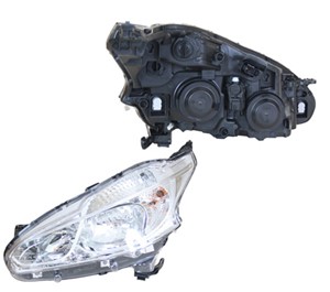 Frontlykt, Høyre, PEUGEOT 208 I, 9802221280