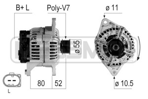 Dynamo, FIAT,IVECO, 504009978