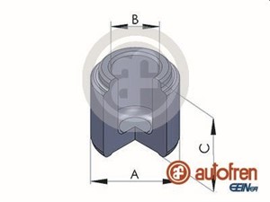 Stempel, bremseklave, Bakaksel, AUDI Q7, PORSCHE 944, 944 Cabriolet, CAYENNE, VW TOUAREG