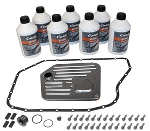 Delesett, oljeskift automatisk girkasse, AUDI A6 C5, A6 C5 Avant, A6 C6, A6 C6 Avant, A8 D2, 01L 321 371, 01L 325 429 B kit1, 01L 325 42