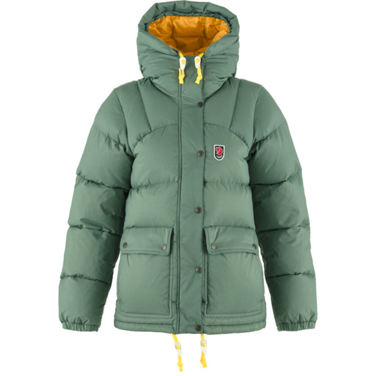 Fjällräven Expedition Down Lite Jacket W - Patina Green-mustard Yellow - Naiset - L - Partioaitta