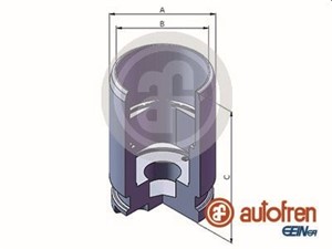 Stempel, bremseklave, Bakaksel, FIAT,LANCIA,RENAULT