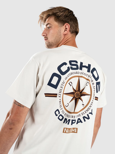 DC No 94 Worker Compass T-paita valkoinen