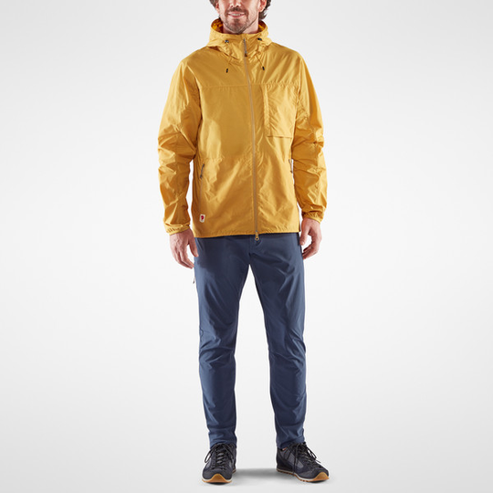 Fjällräven High Coast Wind Jacket M - Ochre - Miehet - M - Partioaitta