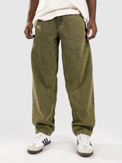 HUF Cromer Washed Farkut vihreä
