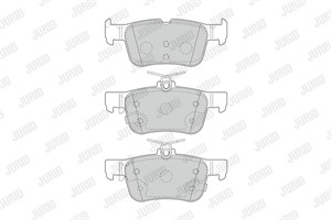 Bremseklosser sett, Bakaksel, FORD,FORD USA, 2211284, 5333787, 5333798, 5341207, 5341209, DG9C2M007BB, DG9C2M007DB, DG9C2M007HA, DG9C2M0